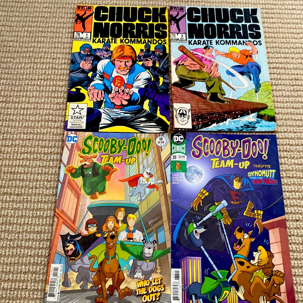 Scooby Doo and Chuck Norris Comics